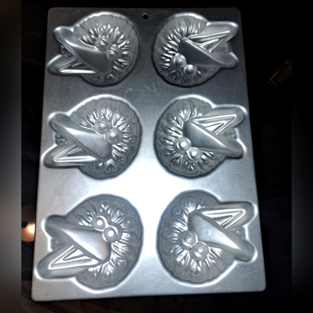 Silver Big Bird Minis Cake Pan